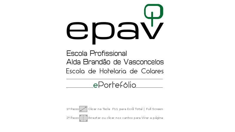 Clicar para entrar no 
ePortfolio da EPAV
